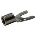 thumbnail image 2 of (100) High Temperature Non-Insulated Spade Connector 12-10 Gauge AWG 8# Stud Electrical Wire Terminal - USA, 2 of 5