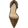 thumbnail image 5 of Lauren Lorraine Sari Black Crystal Embellished d'Orsay Pump Formal Pointed Toe (6), 5 of 6