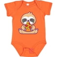 thumbnail image 3 of Inktastic Sloth Pizza Boys or Girls Baby Bodysuit, 3 of 5