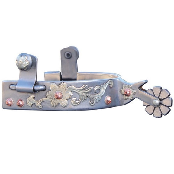 Professional's Choice Floral Ladies Spurs - Elegance & Performance