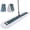 Large-blue White, variant on Mops for Floor Cleaning,  Flat Dust Mop with 4  Pads, 2-Sided Microfiber Dust Mop for Wet & Dry Use, Flat Flip Mops for Hardwood, Laminate, Vinyl,Kitchen, Tile -1 Scraper