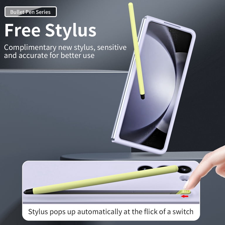 Dteck Slim Silicone Case for Samsung Galaxy Z Fold 6 with S Pen