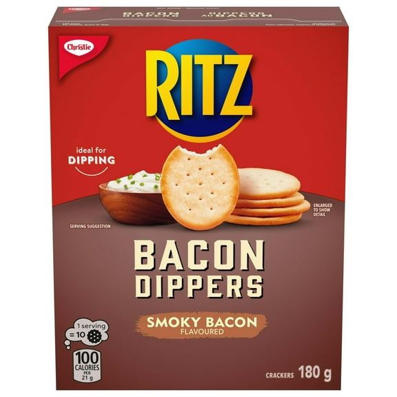 Ritz Bacon Dippers Crackers, Smoky Bacon Flavor 180g/7 oz