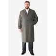 thumbnail image 4 of KingSize Men's Big & Tall Wool-Blend Long Overcoat, 4 of 6