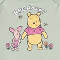 thumbnail image 4 of Disney Winnie the Pooh Piglet Bodysuit, French Terry Bubble Shorts and Headband 3 Piece Outfit Set Gingham Newborn to Infant, 4 of 5