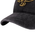 thumbnail image 5 of Gibobby Kids Boys Girls Baseball Cap Dinosaur Pattern Adjustable Breathable Toddler Sun Hat Infant Summer Outdoor Play Cap by Age 12 18 Months 1-4T(One Size,Black), 5 of 7