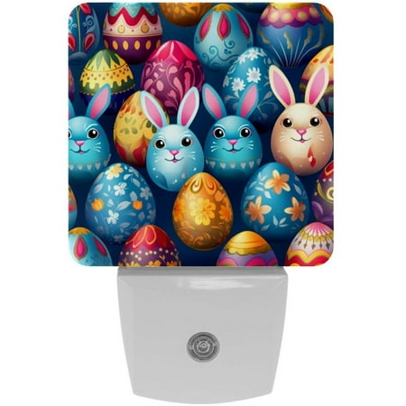 

Easter LED Square Night Lights - Energy Efficient and Stylish Bedroom Lighting Solution