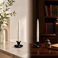 thumbnail image 4 of SLYNSHome Twisted Unscented Taper Candles, Dripless Spiral Long Candlesticks,White Decorative Embossed Table Candles For Holiday Dinner Mantel Indoor Home Decor, 4 of 8