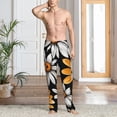 thumbnail image 2 of Saiise Yellow White Daisy Pattern Print Mens Pajama Pants for Men,Mens Lounge Pants,Funny Gifts for Men,Men's Pajama Bottoms-Small, 2 of 6