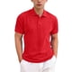 thumbnail image 1 of Odeerbi Camisas de Golf de Niños Seco Rápido Botón de Solapa de Color Sólido Camisas de Tenis de Manga Corta Uniforme Escolar, 1 of 5