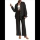 thumbnail image 1 of Traje de Verano para Mujer, de Dos Piezas, con Camisa, Pantalones y Ropa Deportiva Informal para Playa y Vacaciones Negro L, 1 of 10