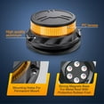 thumbnail image 3 of Nilight Amber Beacon Light 12V-24V Aluminum Base Flashing Safety Warning Lights Permanent & Magnet Mount Led Emergency Rotating Strobe Light for Forklift Truck Tractor UTV Snow Plow, 3 of 7