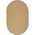 thumbnail image 2 of SAFAVIEH Braided Cherette Solid Cotton Reversible Area Rug, Multi, 5' x 8' Oval, 2 of 10
