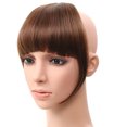 thumbnail image 1 of 3 Pcs Frange Invisible Courte Sans Couture Pièces de Cheveux Remplacement Frange Plate pour Femmes Filles, 1 of 6