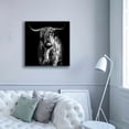 thumbnail image 5 of Epic Graffiti 'Hippy Highland Cow' by Epic Portfolio Giclee Canvas Wall Art, 37"x37", 5 of 8
