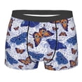 thumbnail image 3 of Haiem Butterflies1 Men's Boxer Briefs, Every Day Comfort Stretch Cotton Moisture-Wicking Underwear-Medium, 3 of 8