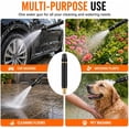 thumbnail image 5 of High Pressure Water Spray Gun for Garden Hose, Car Wash Nozzle with Metal Connector for Outdoor Cleaning, 2 Pack, 5 of 7