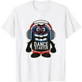 thumbnail image 1 of Dance Starter Funny Smiling Mascot with Glasses and Headset T-Shirt, 1 of 1