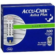 ACCU-CHEK Aviva Plus Test Strip (100 count)-Box of 100