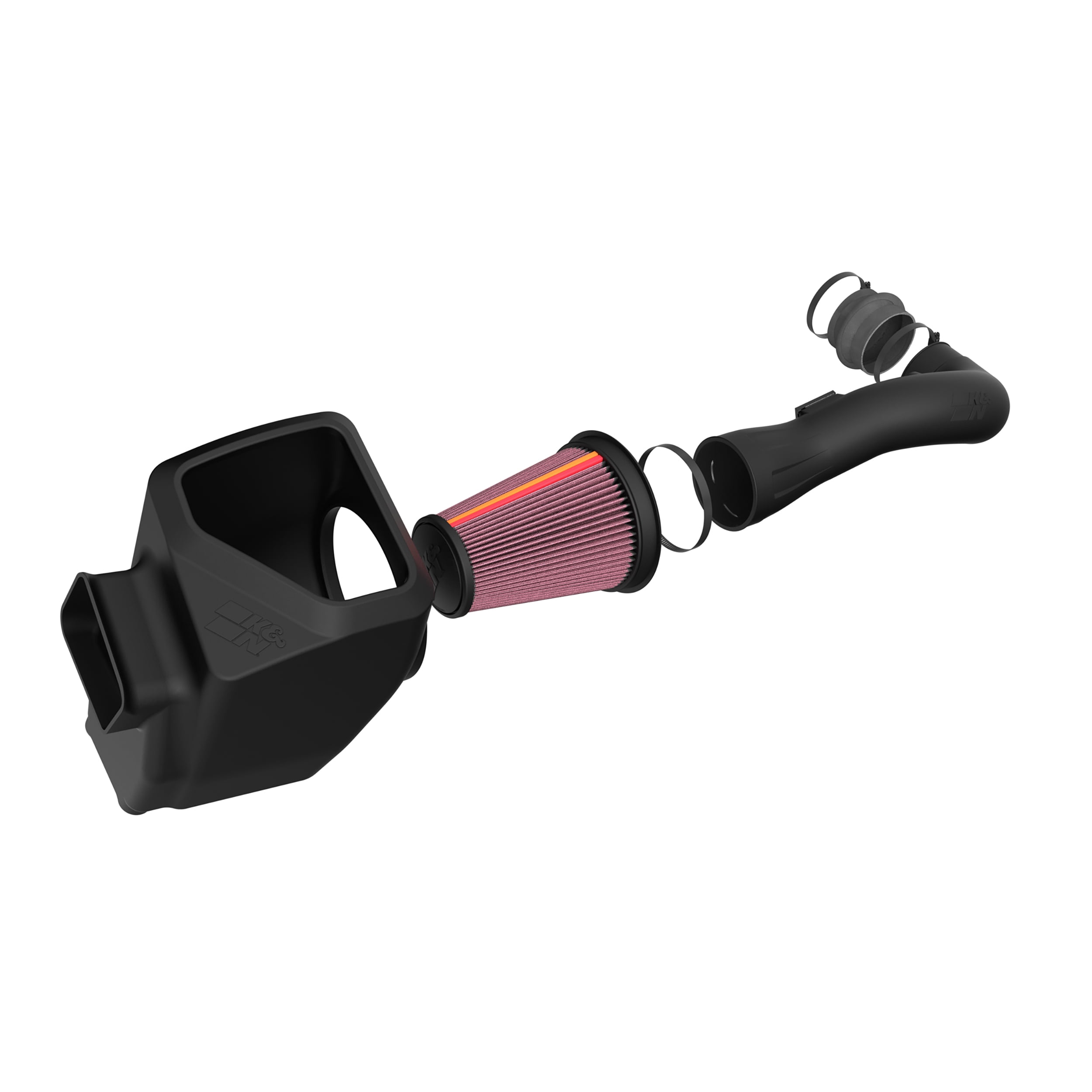 K&N Performance NextGen Cold Air Intake System: Easy Installation, Engineered to Maximize Airflow, Boost Horsepower & Torque, 50-3070