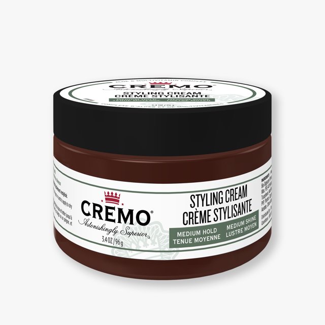 Cremo Hair Styling Cream, Medium Hold, Medium Shine 96g