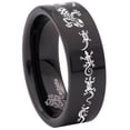 thumbnail image 6 of Tribal Gecko Tungsten Carbide Ring, 6 of 9
