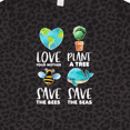 thumbnail image 3 of Inktastic Earth Day Plant a Tree Save the Bees Save the Seas Love Your Mother Earth Gift Toddler Boy or Toddler Girl T-Shirt, 3 of 4