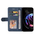 thumbnail image 5 of Compatible Motorola Edge 20 pro/Edge s pro Case, Leather Wallet Case Stand View Magnetic Clasp Book Flip Folio Phone Cover - Blue, 5 of 5