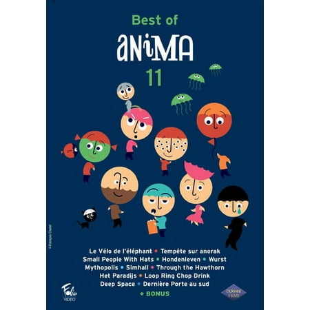 Best Animation 11 (12 Films) ( Le V lo de l l phant / Temp&Atilde;&ordf;te sur Anorak / Small People with Hats / Hondenleven / Wurst / Mythopolis / Simhall / Through [ NON-USA FORMAT PAL Reg.0 Import - France ]