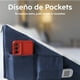 thumbnail image 5 of Almohada de cuña para Cama DR JOOHN Ultra Confort Azul Marino 52x52, 5 of 8