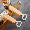 thumbnail image 2 of Abrebotellas de cerveza con mango de madera de 8 piezas, abridor de botellas con mango de madera, abridor de botellas de cerveza con mango de madera, para el hogar, cocina, bar, regalo, 2 of 3