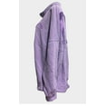 thumbnail image 2 of Victoria’s Secret Pink Varsity Oversized Full Zip Sweatshirt Lavender Size X-Large NWT, 2 of 3