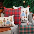 thumbnail image 3 of Merry Christmas Throw Pillow Cover 18x18 Inch Set of 2 Nutcracker Christmas Decor Winter Holiday Party Cushion Case Decoration for Sofa Couch F18, 3 of 6