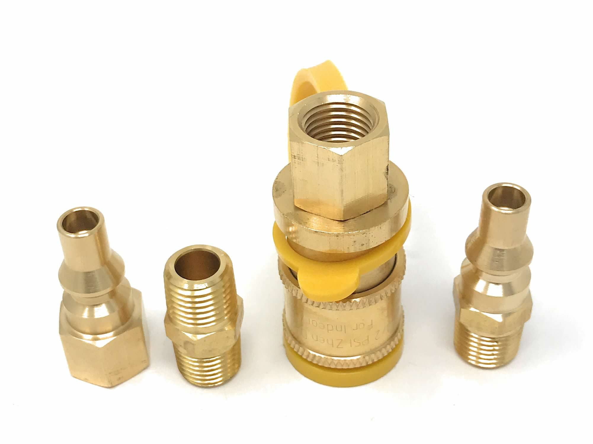 Quick Connect Fitting 1/4" Male/Female Kit [2134] Q.D.D. Gas Propane