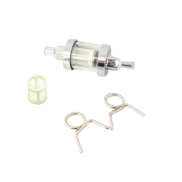 EMGO Inline 5/16" Fuel Filter Glass Yamaha XVS 650 VStar XVS 1100 V