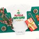 thumbnail image 1 of Body de bebé con estampado navideño en español para mi primer bebé, mono de manga corta para recién nacido, traje de fiesta para niño pequeño, 1 of 5