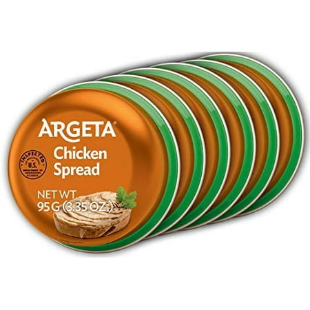 Argeta Pate Spread, Chicken, 3.35oz (6 PACK) - SET OF 2