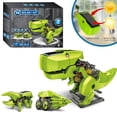 thumbnail image 2 of Juguetes para Niños XWSHYW 3 En 1 Dinosaurio Autoinstalado Coche de Juguete Solar Robot Inteligente, 2 of 6