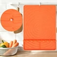 thumbnail image 6 of Heat Resistant Non-Slip Griddle Tools Mat,Silicone Grill Mat for Utensils,BBQ Spatula and Utensil Holder with Drip Pad,Silicone Grill Mat Compatible with Griddle for Outdoor Kitchen Counter,Orange, 6 of 7