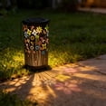 thumbnail image 5 of Solar Garden Lantern with Colorful LED Projection, Waterproof Outdoor Hanging Light for Patio, Yard, Porch Decor, 5 of 6