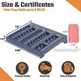 Coin Counter Sorter Money Tray Blundle with 64 Coin Roll Wrappers‚ 6