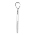 thumbnail image 2 of 14k White Gold Polished and Satin St. Christopher Medal Pendant, 2 of 3