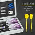 thumbnail image 2 of Casemaster Accolade Aluminum Dart Case, Holds 3 Darts and Accessories, 2 of 8