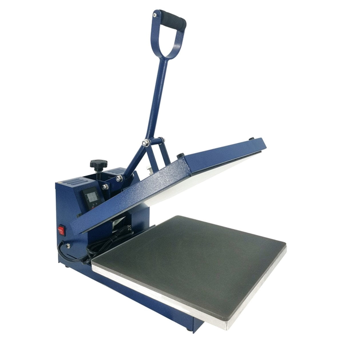Silhouette White Cameo 5 Alpha w/ 15" x 15" Navy Heat Press & Siser HTV