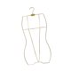 thumbnail image 5 of Percha de hierro para trajes de baño infantiles con forma de cuerpo, soporte organizador multiusos. Oro, 5 of 9