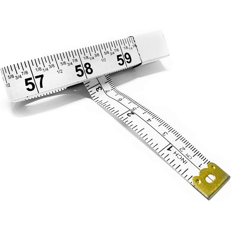 Perfect Measuring Tape Double Sided Tape Measure with Fractions All Purpose  60 inch Tape