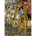 thumbnail image 2 of Crane, Walter 25x32 White Modern Wood Framed Museum Art Print Titled - Frog Prince - Procession, 2 of 4