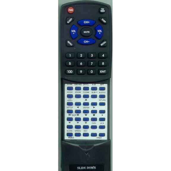 Replacement Remote for HITACHI NA025UD, RTNA025UD, DVRMPF2, DVPF2U, DVPF73U