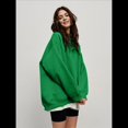 thumbnail image 4 of Sudadera de Mujer con Cuello Redondo de Gran Tamaño Y2K, Suéter de Moda de Otoño e Invierno, Jersey. Verde S, 4 of 8