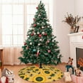 thumbnail image 7 of Sikiie Bees and Sunflowers 30-48 inches {designName} Print Christmas Tree Skirt Snowman Xmas Tree Skirt with Edge Christmas Decorations for Holiday Party36", 7 of 7